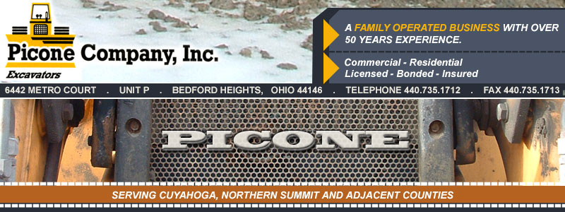 Picone Company Excavators.